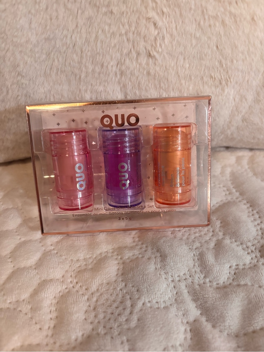 Quo Beauty Mini Gloss Over Skin Stick Set